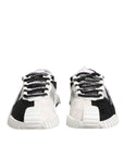 Dolce & Gabbana White Black NS1 Low Top Sneakers Shoes