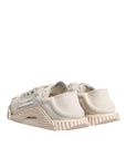 Dolce & Gabbana White Lace NS1 Low Top Sneaker Sports Shoes
