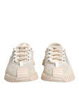 Dolce & Gabbana White Lace NS1 Low Top Sneaker Sports Shoes