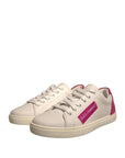 Dolce & Gabbana White Suede Leather Low Top Sneakers Shoes