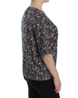 Dolce & Gabbana Enchanted Sicily Silk Blouse with Key Print