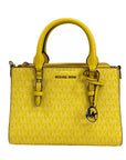 Michael Kors Charlotte 3 in 1 Satchel Bag Crossbody Golden Yellow