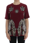 Dolce & Gabbana Enchanted Sicily Silk Blouse with Knight Print