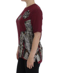 Dolce & Gabbana Enchanted Sicily Silk Blouse with Knight Print