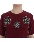 Dolce & Gabbana Enchanted Sicily Silk Blouse with Knight Print
