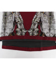 Dolce & Gabbana Enchanted Sicily Silk Blouse with Knight Print