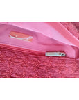 Chanel Red Tweed 2WAY Hand Chain Medium Shoulder Bag Purse
