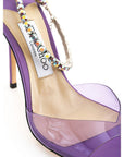 Jimmy Choo Purple Raso Sandal