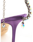 Jimmy Choo Purple Raso Sandal