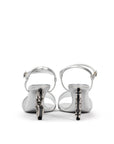 Dolce & Gabbana Silver Leather Sandal