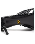 Dolce & Gabbana Black Leather Di Pitone Sandal