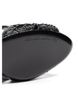 Dolce & Gabbana Black Leather Di Pitone Sandal