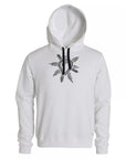 Dolce & Gabbana White Sacred Heart Hooded Sweatshirt Sweater
