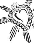 Dolce & Gabbana White Sacred Heart Short Sleeve Men T-shirt