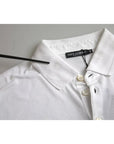 Dolce & Gabbana White Logo Collared Short Sleeve T-shirt