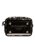 Dolce & Gabbana Multicolor Leopard Jacquard DG Logo Crossbody Bag