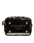 Dolce & Gabbana Multicolor Leopard Jacquard DG Logo Crossbody Bag