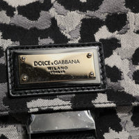 Dolce & Gabbana Multicolor Leopard Jacquard Crossbody Bag