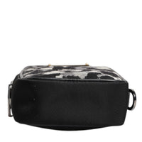 Dolce & Gabbana Multicolor Camouflage Jacquard Logo Plaque Crossbody Bag
