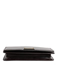 Dolce & Gabbana Maroon Horse Leather Logo Plaque Mini Crossbody Bag