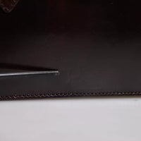 Dolce & Gabbana Maroon Horse Leather Logo Plaque Mini Crossbody Bag