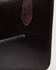 Dolce & Gabbana Maroon Horse Leather Logo Plaque Mini Crossbody Bag