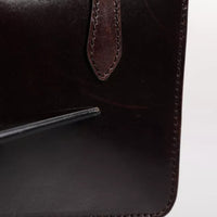 Dolce & Gabbana Maroon Horse Leather Logo Plaque Mini Crossbody Bag