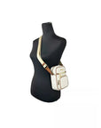 Michael Kors North South Medium Crossbody Bag Vanilla