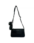 Michael Kors Crossbody Tech Attachment Bag Purse Black