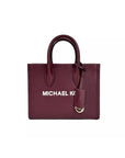 Michael Kors Mirella Small Top Zip Tote Bag Maroon