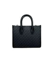Michael Kors Mirella Signature Small Top Zip Tote Bag Black