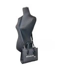 Michael Kors Mirella Signature Small Top Zip Tote Bag Black