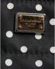 Dolce & Gabbana Black PolkaDot Nylon Shoulder Baby Tote Diaper Bag
