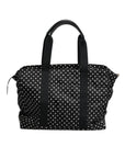 Dolce & Gabbana Black PolkaDot Nylon Shoulder Baby Tote Diaper Bag
