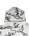Dolce & Gabbana White Logo Cotton Hooded Sweatshirt Sweater