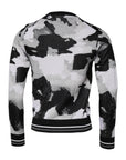 Dolce & Gabbana Multicolor Camouflage Crew Neck Men Pullover Sweater