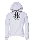 Dolce & Gabbana White Sacred Heart Hooded Sweatshirt Sweater