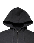 Dolce & Gabbana Gray Logo Full Zip Hooded Sweatshirt Sweater