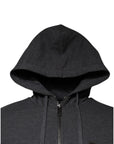 Dolce & Gabbana Gray Logo Full Zip Hooded Sweatshirt Sweater