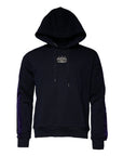 Dolce & Gabbana Blue Crown Cotton Hooded Sweatshirt Sweater