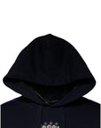 Dolce & Gabbana Blue Crown Cotton Hooded Sweatshirt Sweater