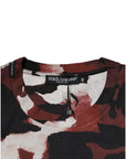 Dolce & Gabbana Multicolor Camouflage Crew Neck T-shirt
