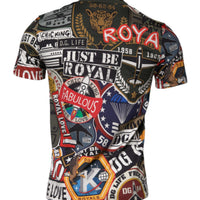 Dolce & Gabbana Multicolor Graphic Print Cotton Crew Neck T-shirt