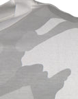 Dolce & Gabbana White Gray Camouflage Cotton Crew Neck T-shirt