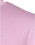 Dolce & Gabbana Pink Logo Print Cotton Crew Neck T-shirt
