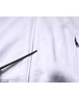 Dolce & Gabbana White Full Zip Hooded Sweatshirt Sweater