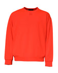 Dolce & Gabbana Red Logo Polyester Crew Neck Sweatshirt Sweater