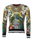 Dolce & Gabbana Multicolor Jungle DG King Pullover Sweater