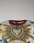 Dolce & Gabbana Multicolor Jungle DG King Pullover Sweater