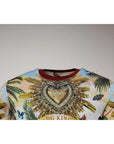 Dolce & Gabbana Multicolor Jungle DG King Pullover Sweater